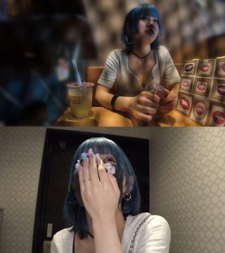 【素人ぱいぱい】りかちゃん(pai123)(女優：るるちゃ。（るるちゃ）)