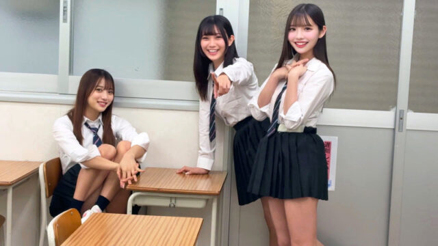 【素人ムクムク-神-】かりん＆める＆なぎさ(smgd043)(女優：佐藤愛瑠,北岡果林,谷村凪咲)